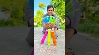 Multicolour wooden pencils ￼Eraser ✏️unboxing