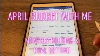 APRIL BUDGET WITH ME | LILY, RN BUDGETS