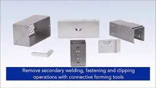 Asamblarea pieselor de tabla cu ajutorul sculelor forming Wilson Tool pentru masini de stantat CNC