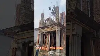 Automatic column puring machine, column casting machine