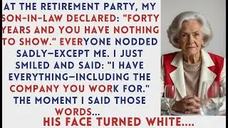At The Retirement Party, My SIL Declared: 