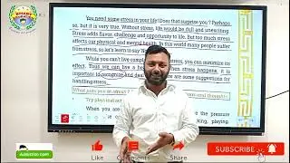 std 10 English Read 05 Say 'no' to stress-Supplementary Reader
