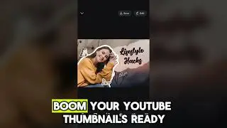 How to make Youtube thumbnail | No Crop - AI Photo Video Editor
