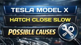 Задняя дверь багажника Tesla Model X закрывается медленно &ndash; в чем может быть причина?