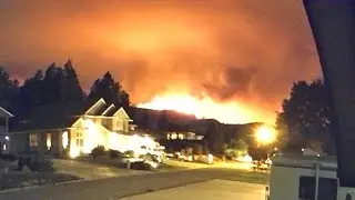 West Kelowna McDougall Creek Wildfire Timelapse