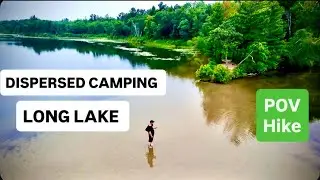 Dispersed Camping on Long Lake in the Chippewa National Forest