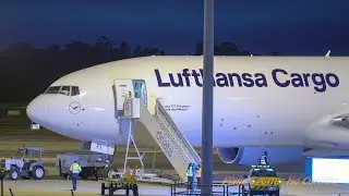 Pouso, procedimentos de solo e decolagem do Bigfoot da Lufthansa de um &acirc;ngulo in&eacute;dito: D-ALFI (4K)