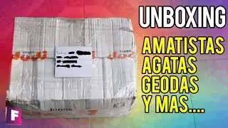 UNBOXING de MUCHOS MINERALES que COMPRE $$$ ↑  ( ME ENGAÑARON  ??? )
