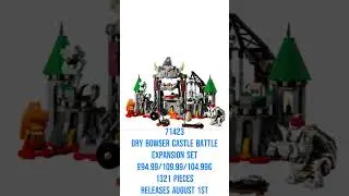 Представлен набор расширения Lego Dry Bowser Castle