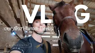 Our FIRST Hunter Derby | Horse Show VLOG