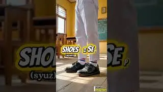 These Are School Shoes | Learn English from Classroom Objects.#schoolshoes #learnenglish  #shorts