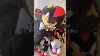 EVERY Shadow the Hedgehog Plushie in my Collection!🖤❤️🔥