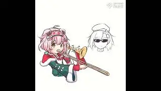 Arknights wip animation ggchan mizuki time-lapse #shorts