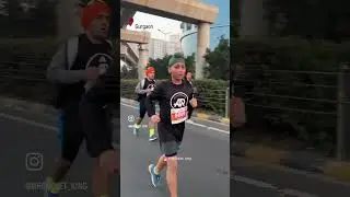 One race marathon.    #gurgaon #dlfcyberhub #dlfcybercity #khalsaaid #runner #marathon