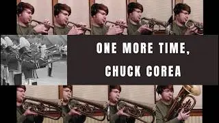 One More Time, Chuck Corea - G Bugle Multitrack on Soprano, Mellophone, and Baritone G Bugle