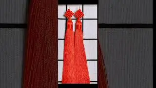 ✨DIY Chinese Knot Earrings | Easy Rope Pattern Tutorial! 🔴🧶