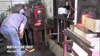 Monkey Edge TV: Mick Strider Forging Damascus