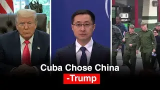 Трамп предупреждает Кубу, поскольку Китай наращивает свою мощь, проверяя влияние Америки.