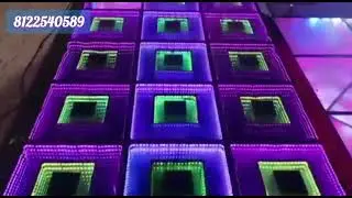 3D LED Glass Floor Pathway 8122540589 infinity floor  illusion floor interactive floor rent India