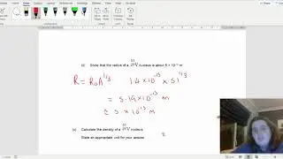 Question 20 Nuclear radius