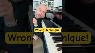 Неправильная техника #короткометражные курсы для фортепиано #советы по фортепиано #уроки игры на ...
