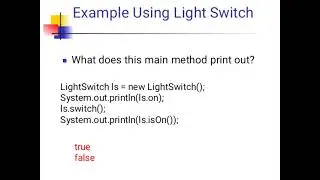 Classes and Objects Part 1