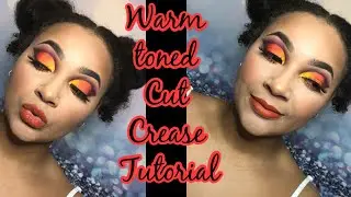 RED CUT CREASE TUTORIAL / ASTAUGHT_BYNESSA /MMMMITCHELL PALETTE