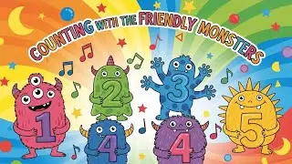 Counting with the Friendly Monsters 👾🔢 | Fun Numbers Learning for Kids | Animagic Studio
