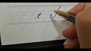 Copperplate Calligraphy &ndash; Letter T | Uppercase & Lowercase Tutorial