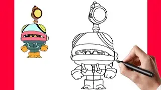 COMO DESENHAR O GLOWBERT - BRAWL STARS
