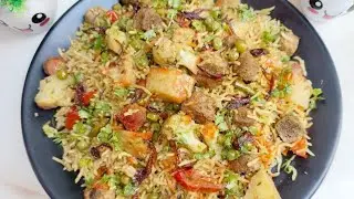  VEG BIRYANI RECIPE BILKUL RESTAURANT STYLE / QUICK AND EASY VEG BIRYANI / AISA KHANA ROZ BNANA 🤗