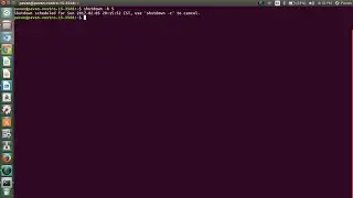 How to set timer shutdown pc ubuntu os or linux system