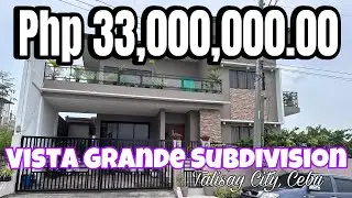 2- Storey House and Lot with swimming pool for sale, Vista Grande Subdivision, Talisay City, Cebu.