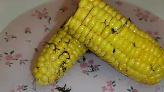 Кукуруза в микроволновке. Быстрый рецепт.