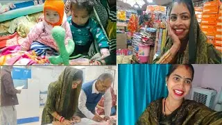 Bachho ki Shopping 🛍️#masti time #funny blog #viral #roshni blogger #market#gao ke Bajar#youtube 