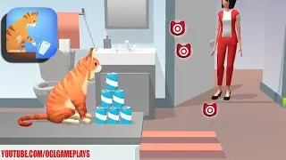 Jabby Cat 3D - All Levels Gameplay Android,ios Max Level 11-18