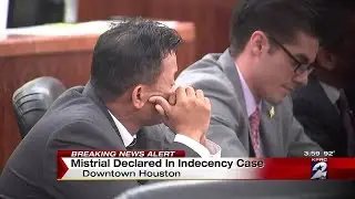 Mistrial declared in indecency case