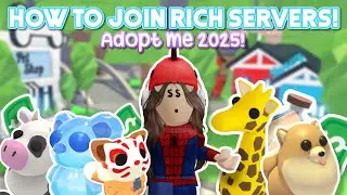 How to JOIN RICH SERVERS In Adopt Me 2025?! | BEST WAY To GET RICH????
