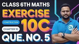 Class 6 RS Aggarwal Ex 10C Q5 | Construction of Rectangle with Side & Diagonal at 30&deg;