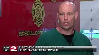 Maynard FD offers K9 CPR class