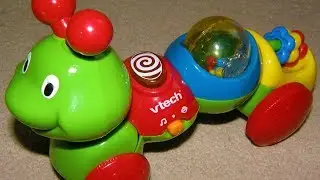 VTech Wheel and Wiggle Caterpillar.Musical crawl toy for babies