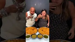 #viral Panipuri Eating Challenge with Chicken 🔥🤤 #shortvideo #asmr #mukbang