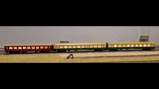 Tillig 502249-B - 3er Set Personenwagen, DR, Ep.IV, Set 1, mit ESU Innenbeleuchtung, TT, 1:120