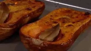 Recette R&ocirc;ti de biche, pur&eacute;e de Butternut et sauce aux myrtilles - Colruyt