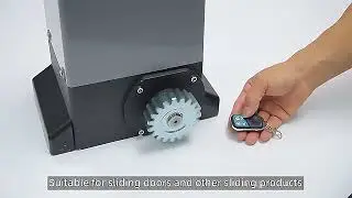 Electric Sliding Gate Opener 220V 370w Door Opener Motor Kit with Remote Control
