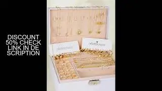 New 57 Pcs/Set Fashion Jewelry Sets For Women Metal Wide Face Earrings Necklaces Bracelets Ankles Ri