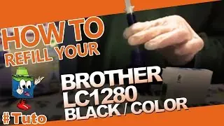 Brother LC1280 Cartridge : How To Refill The Cartridge