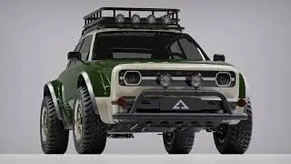 The  ALPHA JAX SUV   an electric offroad marvel