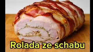 Rolada ze schabu pieczona- soczysta x boczkiem i z pieczarkami KETO @ketobabeczka 