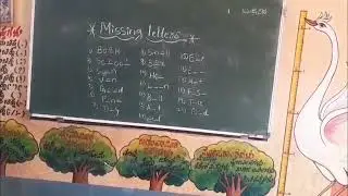 Missing Letters #Student's Activity #English Subject #2nd Standard #Prema kannada work vlog 